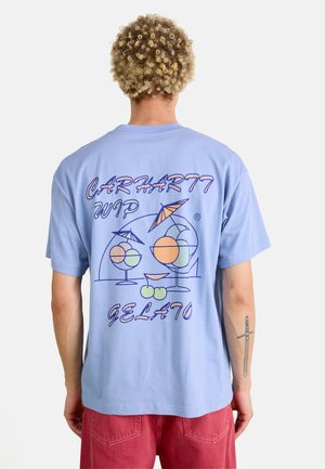 Carhartt WIP GELATO - Camiseta estampada - charm blue