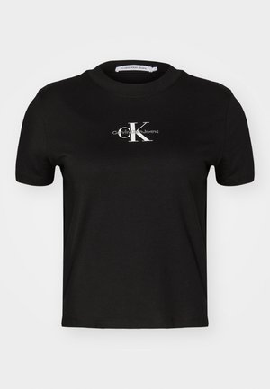 Calvin Klein Jeans MONOLOGO - Lihtne T-särk - black