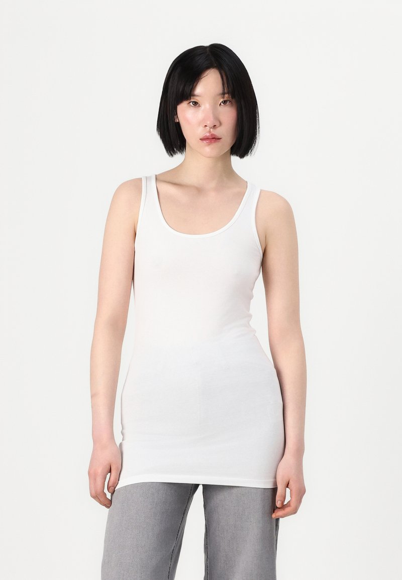 Débardeur Long Femme VERO MODA Vmmaxi - 93% Coton - Col Rond - Coupe Ajustée - Pour Tous Les Jours