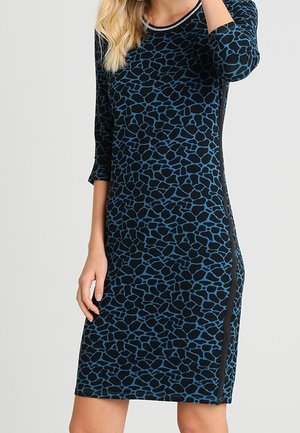 Robe fourreau - turquoise