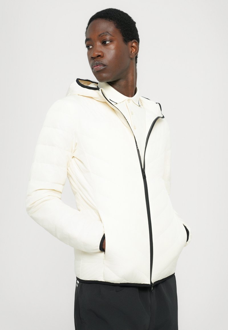 Zalando Emporio Armani White Jacket Hood Ea7 Parka Coat EA7