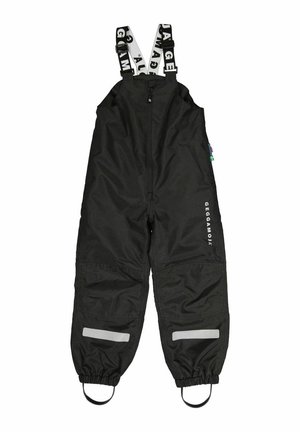 SHELL BIB - Regnbukser - black
