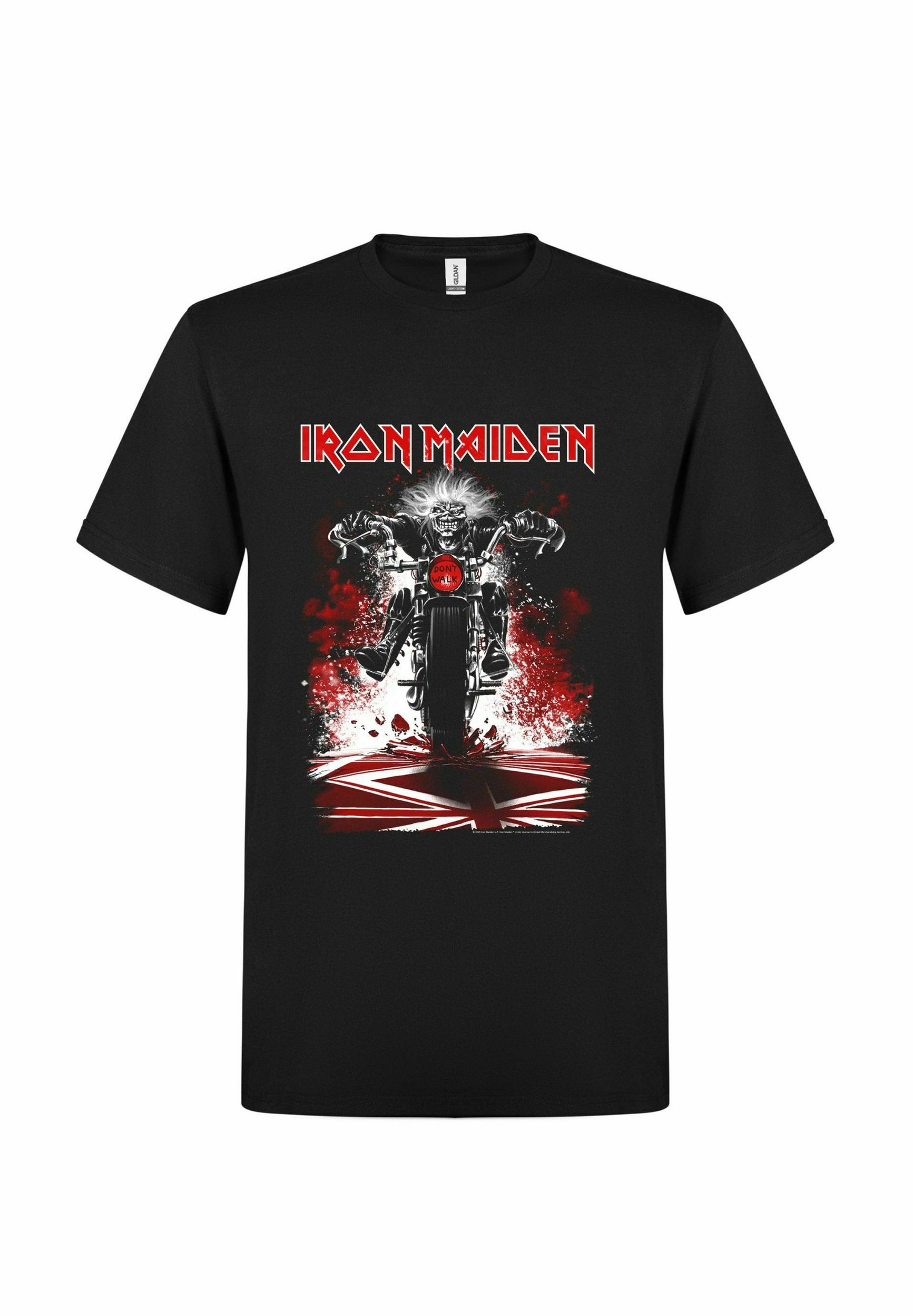 Iron Maiden Tシャツ rockshirts IRON MAIDEN EDDIE BIKER - Print T-shirt - black - Zalando