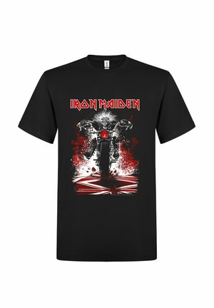 IRON MAIDEN EDDIE BIKER  - T-shirt imprimé - black