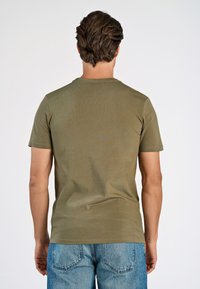 Lindbergh TEE S/S - T-shirt - bas - dk olive