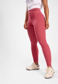 Hummel TIF SEAMLESS HIGH WAIST  - Leggings - mineral red