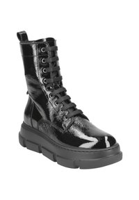 Noclaim Bottines à plateau - schwarz