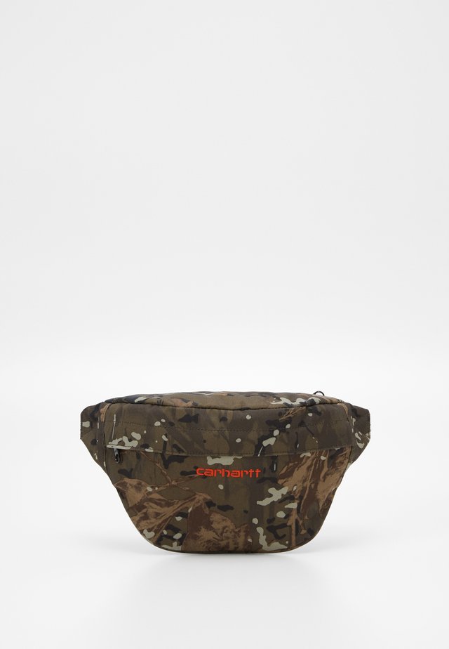 PAYTON HIP BAG UNISEX - Sac banane - camo combi/safety orange