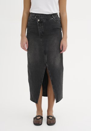 My Essential Wardrobe MWLOUIS  - Wrap skirt - black wash