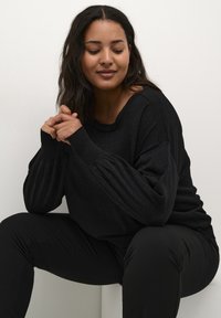 Kaffe Curve KCREGITTA - Jumper - black deep