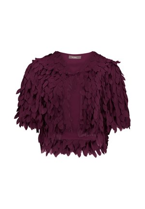 Vera Mont, VERA MONT GERADER SCHNITT BLUSENJACKE - Bluse - strong aubergine