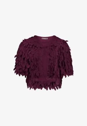 Vera Mont, VERA MONT GERADER SCHNITT BLUSENJACKE - Bluse - strong aubergine