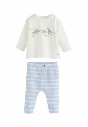 Next, REGULAR FIT - TOP AND LEGGINGS BABY SET - Leggings - Hosen - blue dinosaur