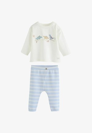 Next, REGULAR FIT - TOP AND LEGGINGS BABY SET - Retuusid - püksid - blue dinosaur