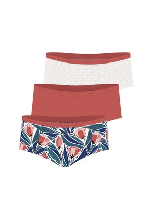 3 PACK - Shorty - printemps-corail-fleurs