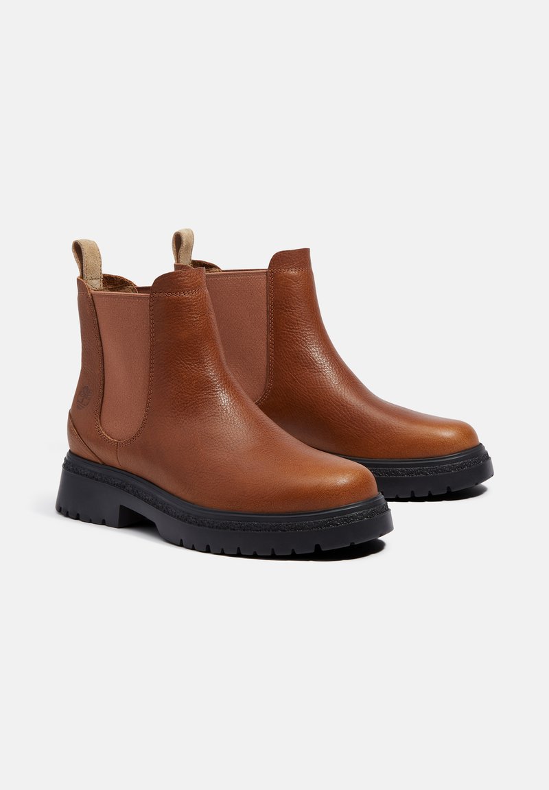 Timberland MID CHELSEA - Kotníkové boty na platformě - rust copper