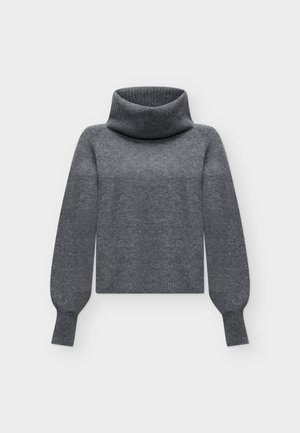 ONLY, ONLOLIVIA LS ROLL NECK CC KNT - Pullover - dark grey melange