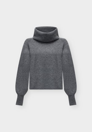 ONLY, ONLOLIVIA LS ROLL NECK CC KNT - Pullover - dark grey melange