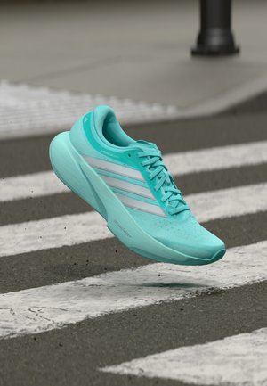 SUPERNOVA RISE 3 W - Cestná bežecká obuv - flash aqua/footwear white/silver-coloured metallic
