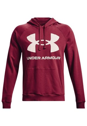 Under Armour, RIVAL BIG HD - Hoodie - pink