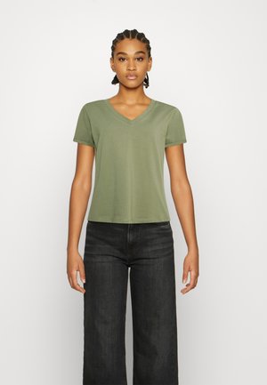 T-shirts basic - deep lichen green