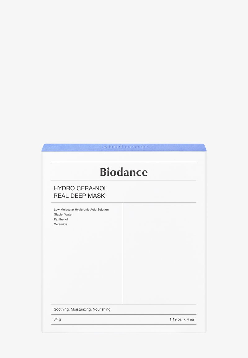 Biodance - 4 PACK HYDRO CERA-NOL REAL DEEP MASK - Maschera viso, Ingrandire