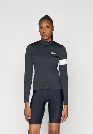 WOMENS CORE THERMAL LONG SLEEVE - Camisola de ciclismo - black/white