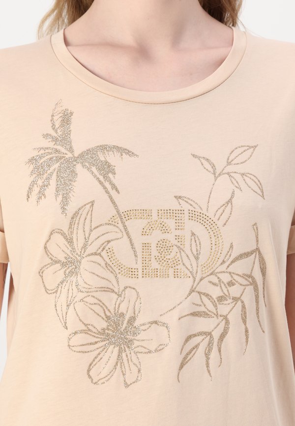 MODA  - Print T-shirt - beige4