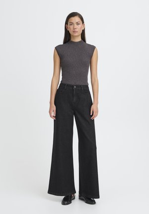 HBRAIDY - Jeans a zampa - washed black