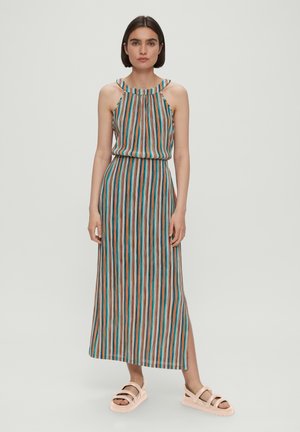 s.Oliver BLACK LABEL MIDI AUS FEIN - Maxirock - petrol