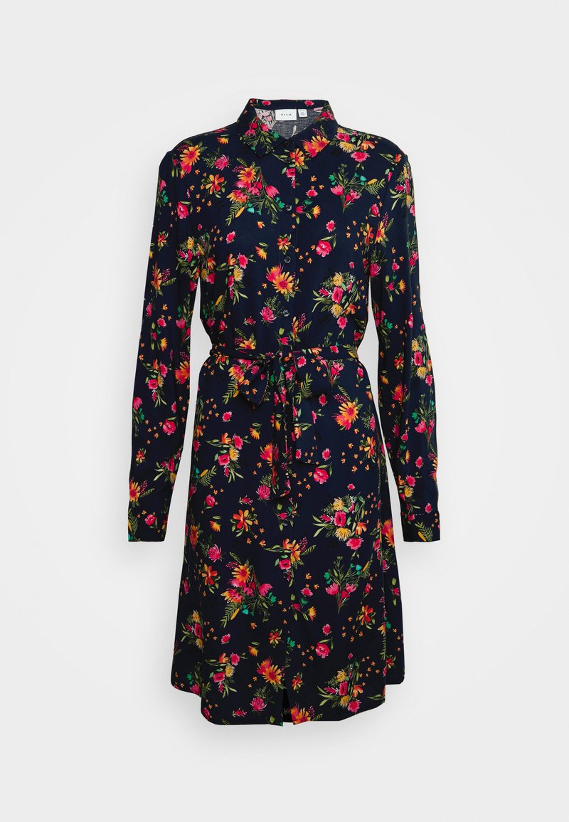 VILA Tall Blousejurk donkerblauw