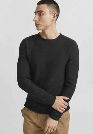 Solid SDJARAH - Strickpullover - true black