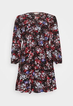 CARDEEDEE LIFE KNEE DRESS - Vardagsklänning - black/multi