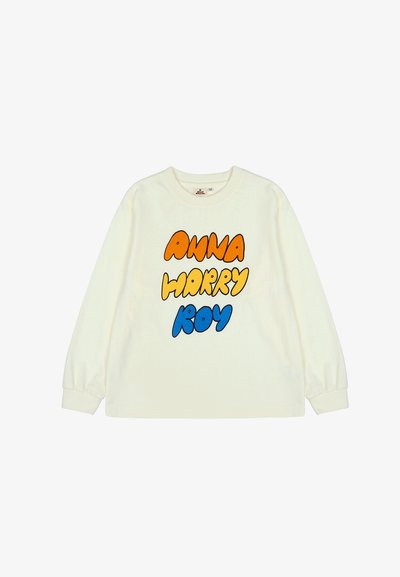 JELLY MALLOW FRIENDS LONGSLEEVE UNISEX - Pikkade varrukatega topp - ivory