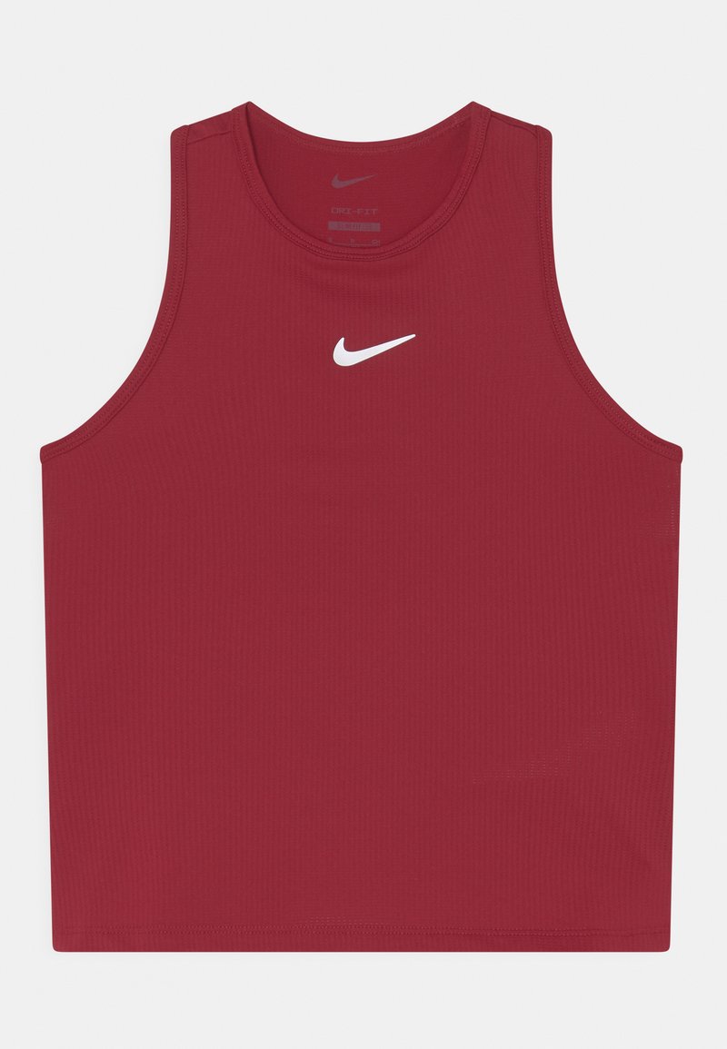 Nike Performance DF TANK UNISEX - Top - pomegranate/white