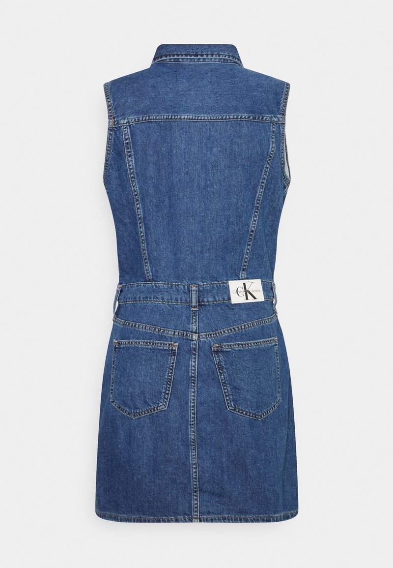 Calvin Klein Jeans Robe en jersey dark-blue denim/denim bleu