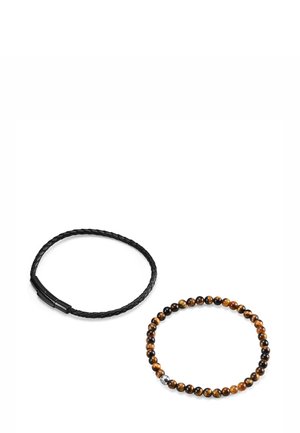 WILLIAM 2 PACK - Armbånd - brown/black