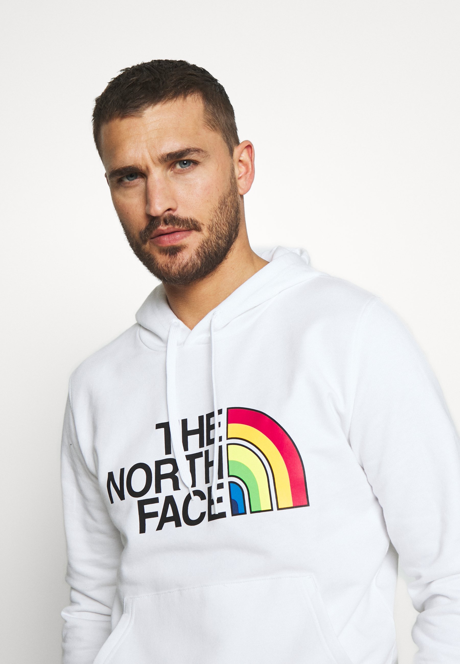 the north face rainbow hoodie