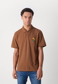 HUGO DIBLOSPOL - Poloskjorter - medium brown
