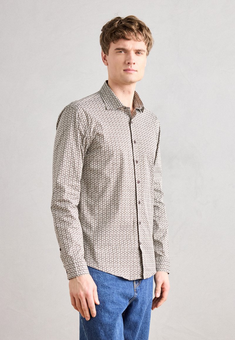 Lindbergh SUPERFLEX SHIRT - Camicia - deep brown