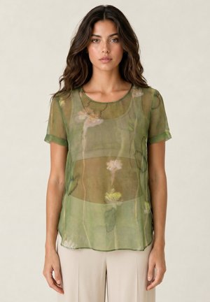Diana Gallesi, TOP STAMPATO - Blouse - verde