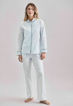 153982 Seidensticker Damen langer Schlafanzug Pyjama Lang Interlock 153982 Seidensticker Damen langer Schlafanzug Pyjama Lang Interlock