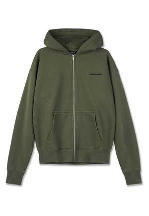Pegador LOGO - Hoodie - washed faded olive black