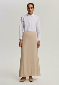 Touché Privé NATUREL LOOK  - Maxi szoknya - beige