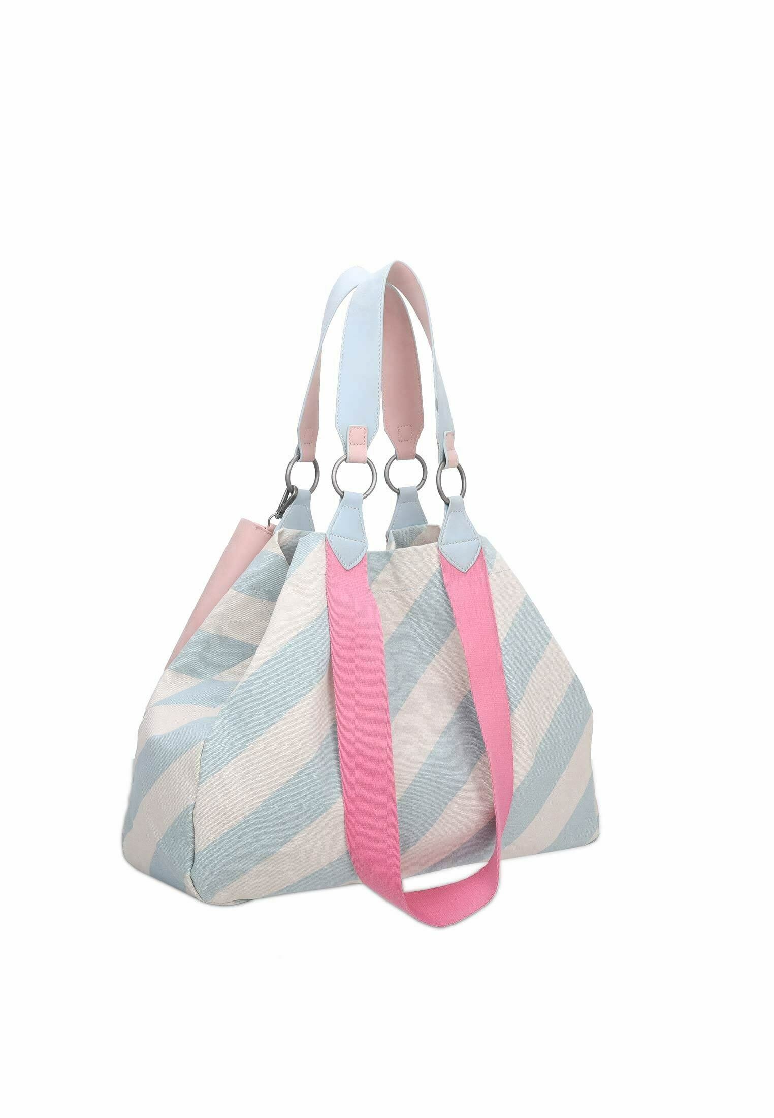 Fritzi Aus Preußen Izzy Shopper Canvas Hello Kitty – Große Einkaufstasche Im Pool Cat Design