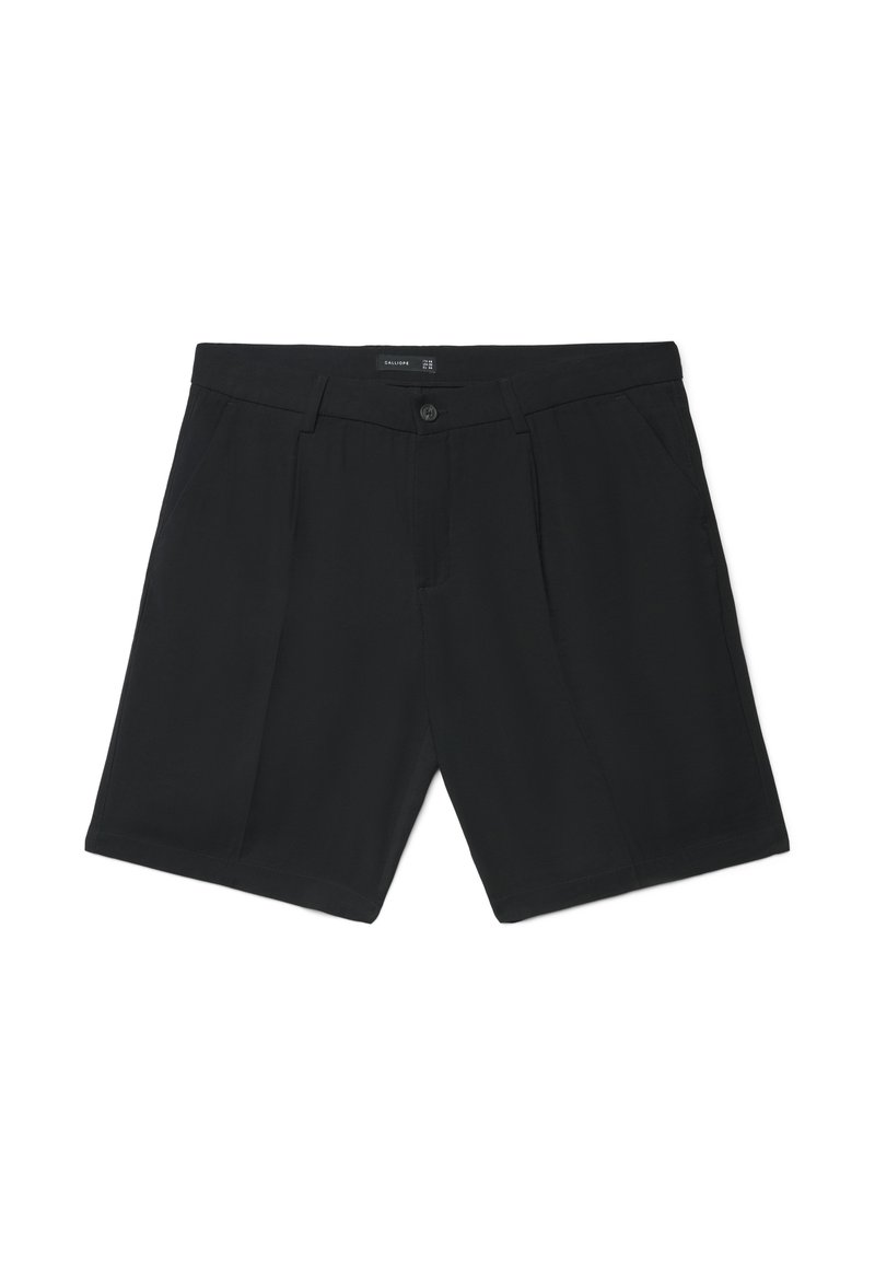 Calliope PANTALONE CORTO TINTA UNITA - Shorts - nero ultrablack/black ...