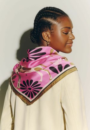 Next, LIGHTWEIGHT SQUARE SCARF - Tørklæde / Halstørklæder - pink dog print
