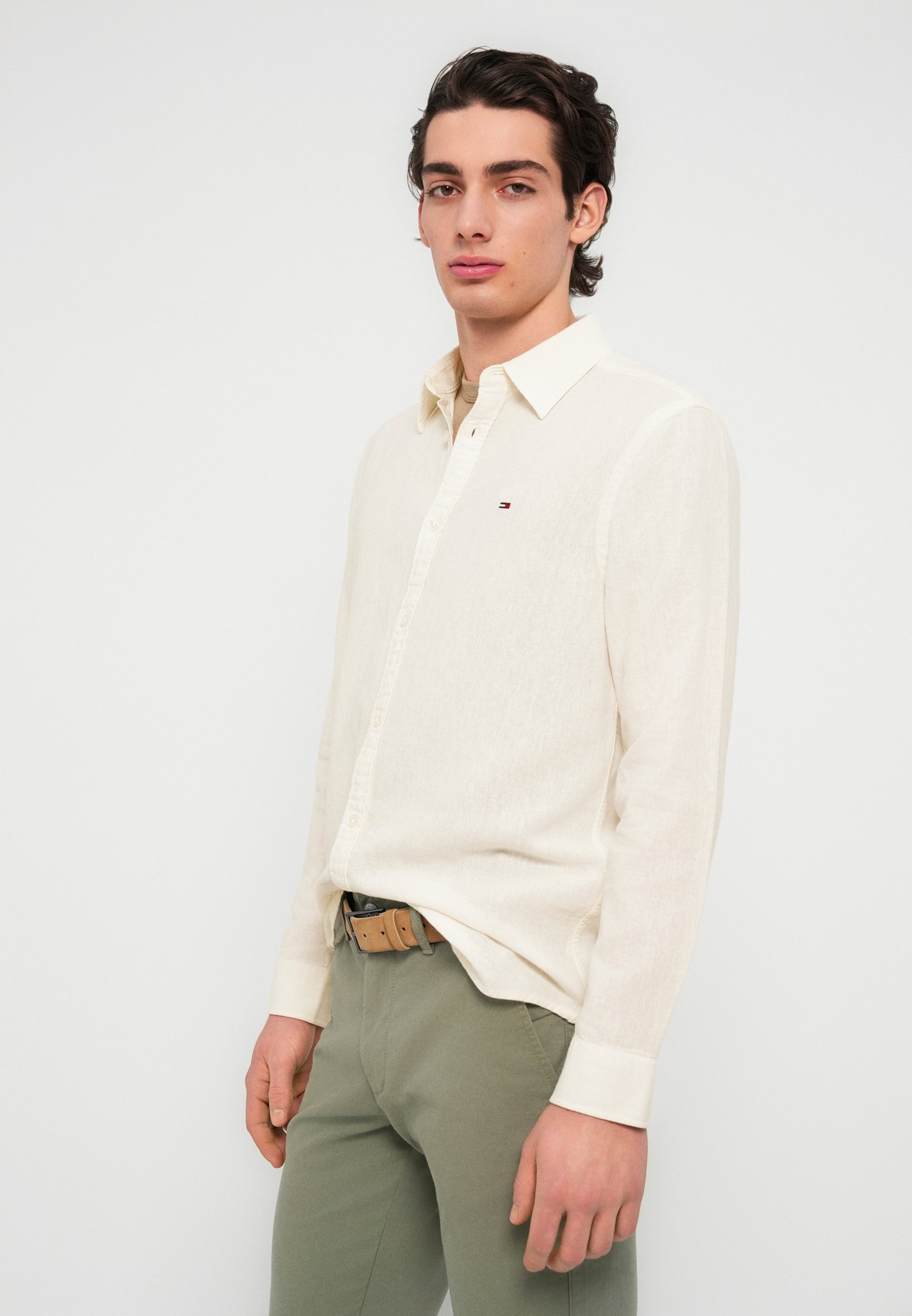 Tommy Jeans 리넨 블렌드 셔츠