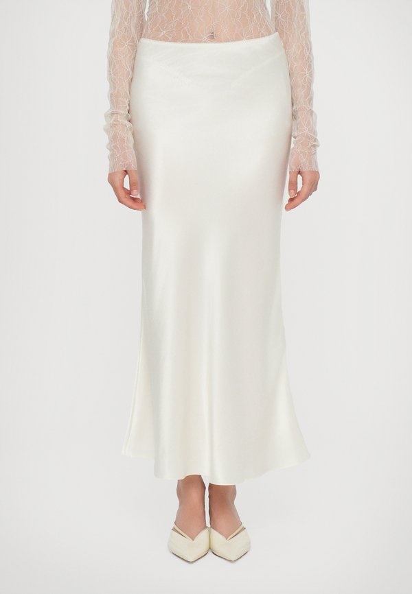 CAROLINE MIDI SKIRT - Pencil skirt - ivory