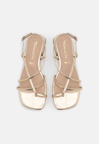 Tamaris T-bar sandals - gold